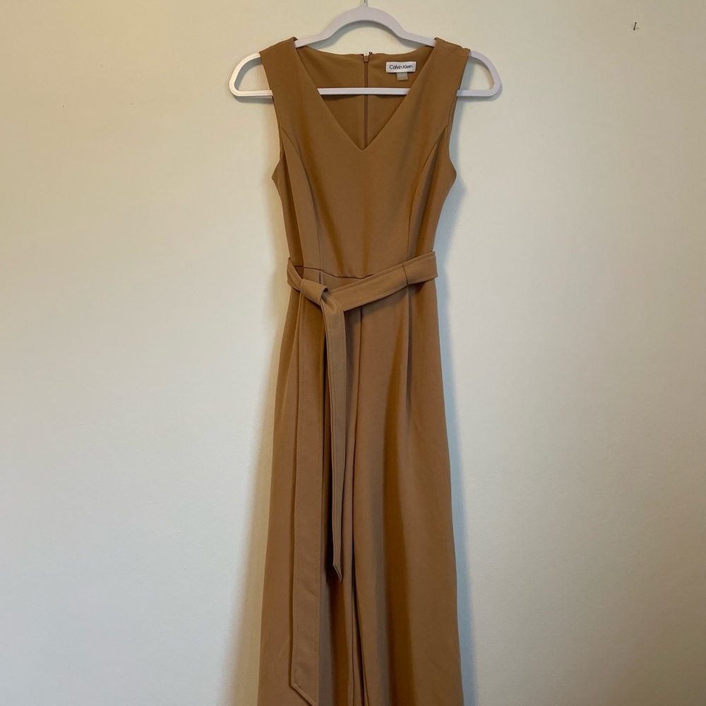 Caramel Calvin Klein Jumpsuit